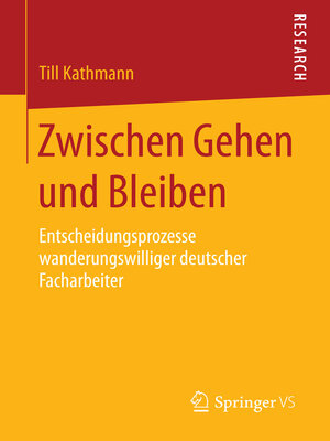 cover image of Zwischen Gehen und Bleiben